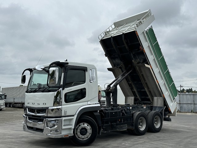 極東製510ダンプ 自動シート 2デフ アルミホイール メッキパーツ 三菱ふそう スーパーグレート 8月迄車検付