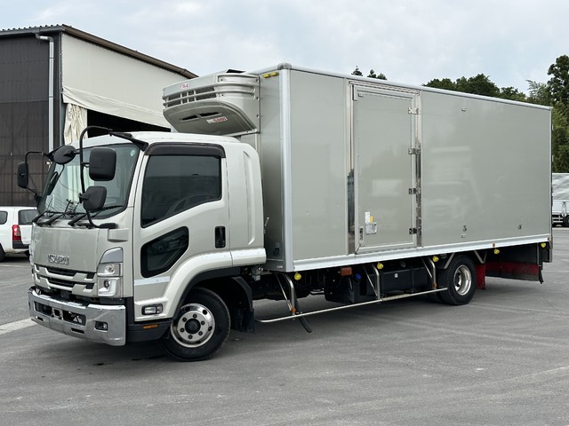 R4年 冷凍バン 菱重低温 6200ワイド 床アルミ縞板 ジョルダー4列 リアエアサス サイド扉 6速マニュアル 240高馬力 いすゞフォワード アルミホイール