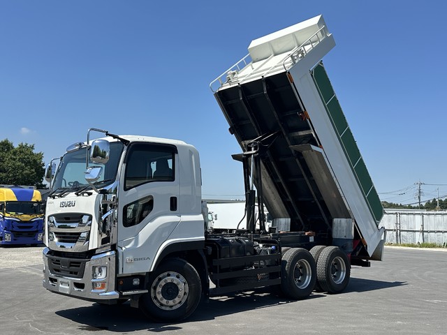 R6年 ギガ 極東製 510土砂ダンプ 7MT 6×4 2デフ 車検付 アルミホイール