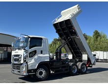 R6年 ギガ 極東製 510土砂ダンプ 7MT 6×4 2デフ 車検付 アルミホイール