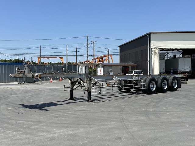 【近日入庫予定】 東邦製3軸セミトレーラー 海コンシャーシ 40フィート 積載30,480kg 車検付き シングル引き