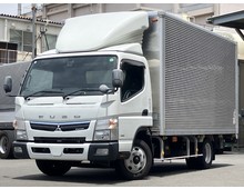 H30年 跳上パワーゲート付き アルミバン ワイドロング 内高211cm 5速マニュアル ふそうキャンター