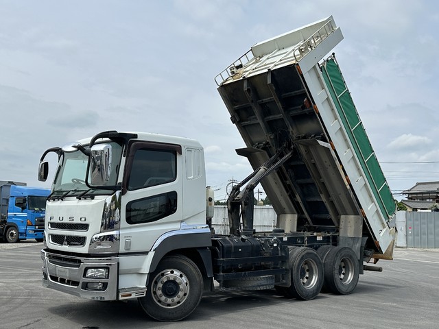 【近日入庫予定】 H27年 極東製510ダンプ 2デフ 内幅229cm 自動シート 7速マニュアル 車検付き アルミホイール ふそうスーパーグレート