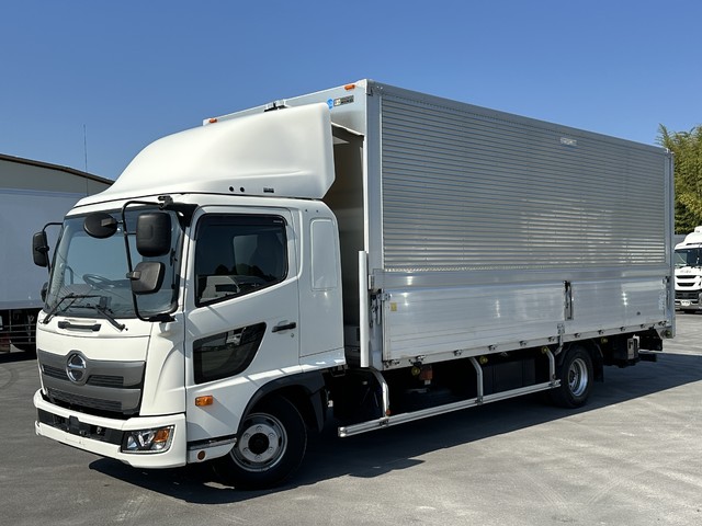 【近日入庫予定】【車検令和8年2月迄】 H31年 現行型レンジャー アルミウイング 6300ワイド 跳上ゲート 240高馬力 リアエアサス 導風板付き 6MT 積載2.35ｔ