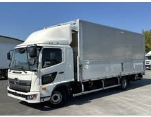 【近日入庫予定】【車検令和8年2月迄】 H31年 現行型レンジャー アルミウイング 6300ワイド 跳上ゲート 240高馬力 リアエアサス 導風板付き 6MT 積載2.35ｔ