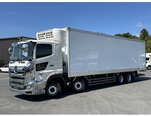 【近日入庫予定】 H30年 現行型プロフィア 4軸低床 東プレ製冷凍バン 格納パワーゲート付き 東プレ製直結冷凍機 アルミシステムフロア 7速ミッションマニュアル 12月迄車検付
