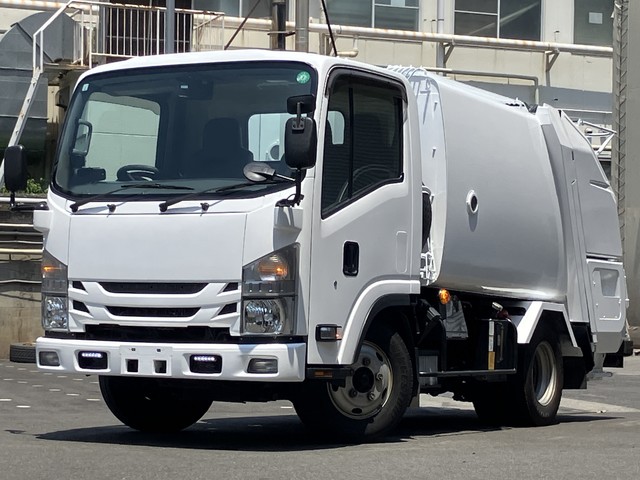 H28年 塵芥車 モリタエコノス製プレ式パッカー 4.1立米 連続スイッチ 汚水タンク付き 6速マニュアル 車検付き いすゞエルフ
