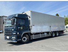  H29年 スーパーグレート 3軸高床 アルミウイング ハイルーフ 総輪エアサス 13.2t積載 7MT 令和8年3月まで車検付