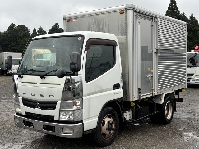  2013年/三菱キャンター アルミバン 標準ショート 左側スライド扉付 ジョロダーレール2列 積載3000㎏ シフトデュオニック