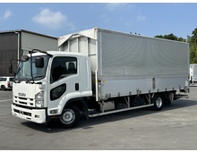 H26年 格納パワーゲート付き アルミウイング 6200ワイド 板バネ 6速マニュアル いすゞフォワード 車検付き