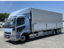 R3年 増トン ファイター 7000ワイド幅 アルミウイング リアエアサス 積載7.1t 実走行 6MT アルミホイール