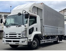 H24年 整備済み車両！クラッチO/H済み！ 跳上パワーゲート付き アルミウイング 6200セミワイド 板バネ 6速マニュアル いすゞフォワード 車検付き