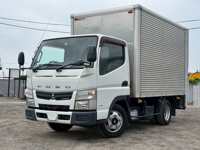 垂直パワーゲート付！ アルミバン 10尺ショート オートマ 積載2トン 三菱ふそう キャンター