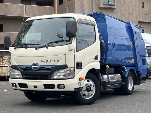 モリタ巻き込み！ 4.1㎥ パッカー車 ハイブリッド オートマ 日野 デュトロ