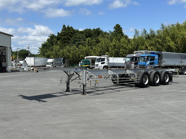東邦製3軸セミトレーラー 海コンシャーシ 40フィート 積載30,480kg シングル引き