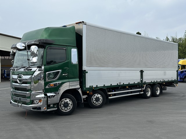 【近日入庫予定】R3年 17プロフィア ハイルーフ 4軸2デフ アルミウイング 7MT リアエアサス アルミホイール 7MT 車検付 
