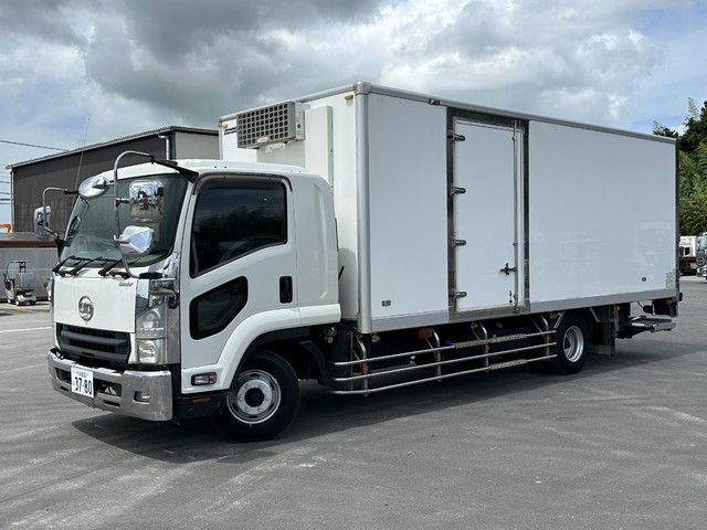 【近日入庫予定】 H30年 新免許対応(11ｔ未満) 増トン 格納パワーゲート付き 冷凍バン 6300ワイド 菱重低温 床キーストン サイド扉 リアエアサス 6速マニュアル コンドル(いすゞOEM) 車検付き