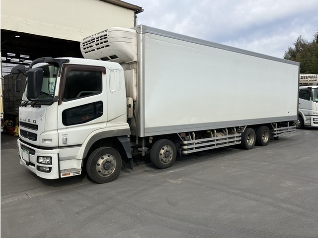 【近日入庫予定】【近日入庫予定】 H28年 格納パワーゲート付き 冷凍バン 4軸低床 東プレ低温 床アルミ縞板 リアエアサス 7速マニュアル ふそうスーパーグレート