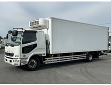 H28年 増トン ファイター 冷凍バン 7300ワイド 低温仕様 格納パワーゲート 縞板アルミ床 アルミホイール 6MT