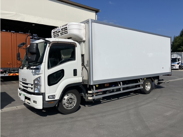 【近日入庫予定】 R1年 増トン 格納パワーゲート付 冷凍バン 東プレ低温 6200ワイド 床アルミ縞板 アルミホイール 6速マニュアル いすゞフォワード 車検付き