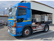 H30年 トラクターヘッド 第5輪荷重11.5ｔ ハイルーフ 450高馬力 リアエアサス アルミホイール 7速マニュアル 日野プロフィア 車検付き