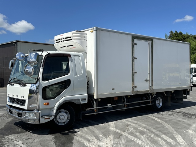 【近日入庫予定】H29年 加温機能付き冷蔵車 菱重＋30℃～⁻30℃設定 6200ワイド 床キーストン リアエアサス サイド扉 6速マニュアル ふそうファイター 車検付き