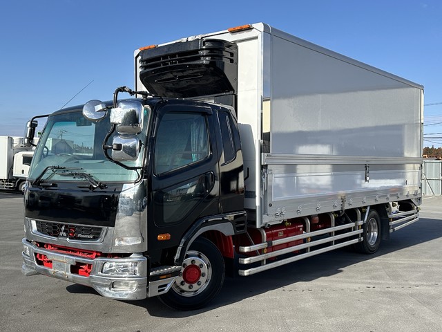 【リファービッシュトラック】 H26年 増トン（積載6.7ｔ） 冷凍ウイング 格納パワーゲート付き 菱重⁻5℃設定 6200ワイド 板バネ 木床 6速マニュアル ふそうファイター 車検付き