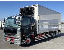 【リファービッシュトラック】 H26年 増トン（積載6.7ｔ） 冷凍ウイング 格納パワーゲート付き 菱重⁻5℃設定 6200ワイド 板バネ 木床 6速マニュアル ふそうファイター 車検付き