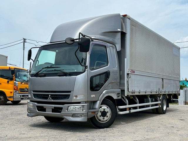 【近日入庫予定】 跳ね上げパワーゲート付！ 6200セミワイド アルミウイング 270高馬力 リアエアサス アルミホイール 三菱ふそう ファイター