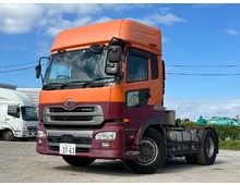車検付き 一括緩和11.5トンUDトラックス クオン トラクタヘッド 420馬力 走行56万キロ リアエアサス 