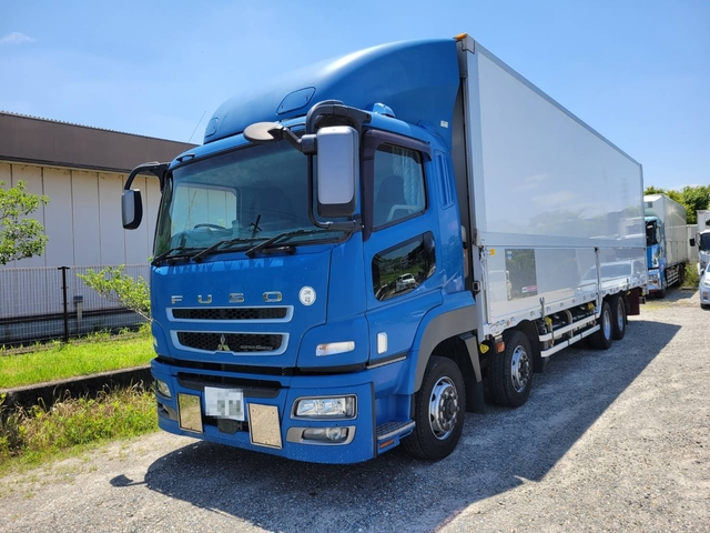 【近日入庫予定】 H27年 4軸パネルウイング 内高264cm リアエアサス 7速マニュアル ふそうスーパーグレート 車検付き