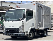 R1年 新免許対応（5ｔ未満） アルミバン 標準ショート 10尺 リアシャッター扉 内高183cm サイド扉 5速マニュアル いすゞエルフ