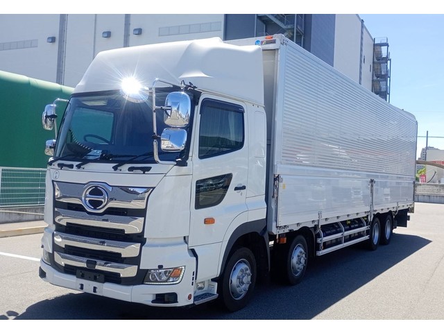 【近日入庫予定】R5年 プロフィア 4軸2デフ 低床 アルミウイング 融雪仕様 ハイルーフ リアエアサス 7MT 内高267㎝ 