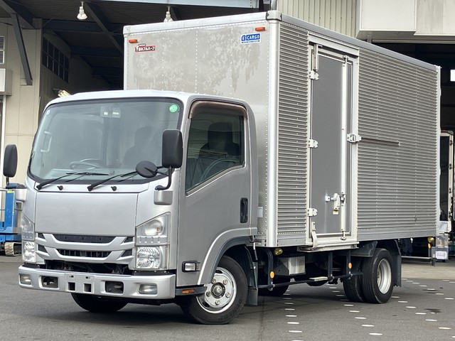  H30年 新免許対応（5ｔ未満） エルフ 標準幅ロング アルミバン 左サイド扉 内高216㎝ スムーサー 