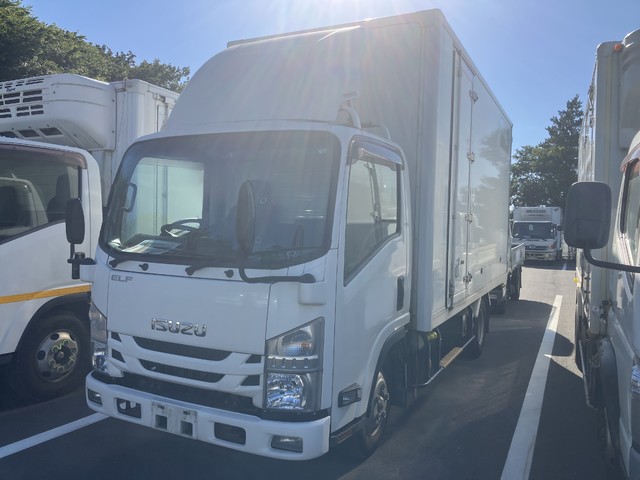 【近日入庫予定】 標準ロング 保冷バン 内高223㎝ サイド扉付 床ステンレス 5MT いすゞ エルフ