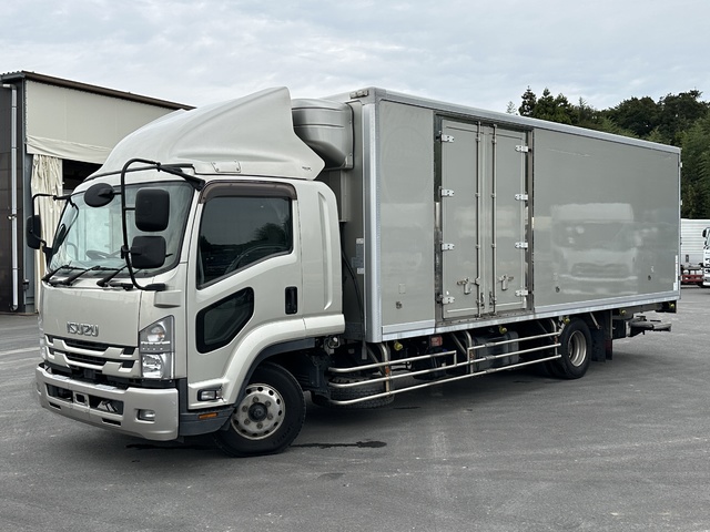 【セミリビルトミッション交換作業予定】R2年 フォワード 総重量11t未満 冷凍バン 6800ワイド -30℃設定 ジョルダー4列 縞板アルミ床 左サイド扉 格納パワーゲート 
