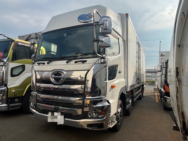 【近日入庫予定】 R2年 サブエンジン搭載！ TU100SC 4軸低床 冷凍バン 総輪エアサス 2エバ 矢野特殊 ジョロダー/ジョルダー4列 キーストン サイド観音 サイド角パイ2段ステンレス アルミホイール 日野 17プロフィア