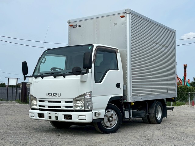 【近日入庫予定】 H25年 総重量5t未満！ 内高205㎝ 10尺ショート アルミバン AT限定も可 標準幅 いすゞ エルフ