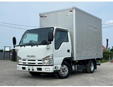 【近日入庫予定】 H25年 総重量5t未満！ 内高205㎝ 10尺ショート アルミバン AT限定も可 標準幅 いすゞ エルフ