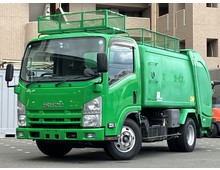 【近日入庫予定】 H25年 塵芥車 新明和製パッカー 5.5立米 巻き込み式 連続スイッチ・汚水タンク付き 6速マニュアル いすゞエルフ 車検付き
