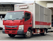H30年 格納パワーゲート ワイド幅ロング キャンター アルミバン 左サイド扉 5MT