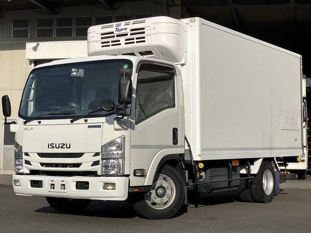 【近日入庫予定】 R2年 冷凍バン ハイブリッド 東プレ⁻5℃設定 ワイドロング 床ステン 観音3枚扉 スムーサー いすゞエルフ
