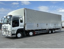 【エンジンリビルト交換・クラッチＯＨ済み】 H24年 4軸アルミウイング 内高265cm リアエアサス スムーサー いすゞギガ 車検付き