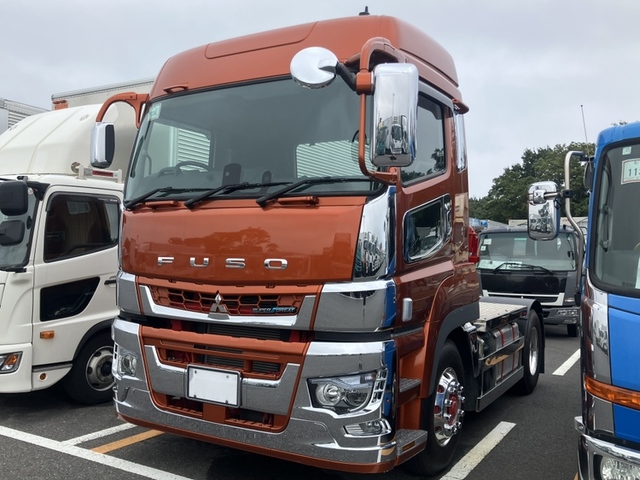 【近日入庫予定】 R3年 トラクターヘッド 第5輪荷重11.5ｔ ハイルーフ リアエアサス 460高馬力 シフトパイロット ふそうスーパーグレート アルミホイール