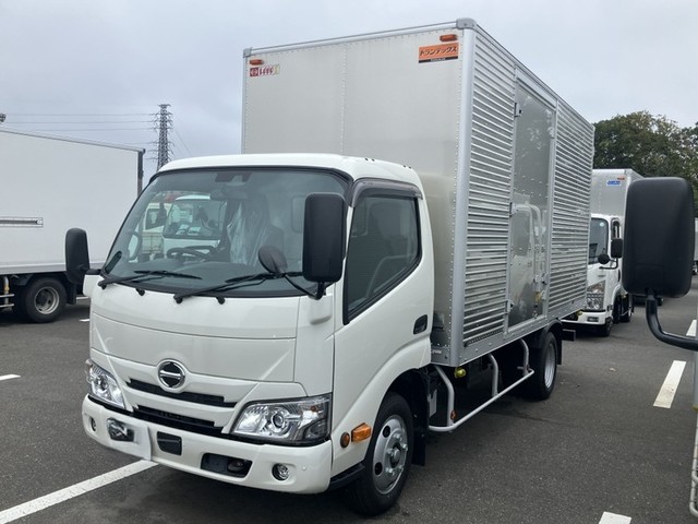 【未使用車】 R6年 デュトロ アルミバン 標準ロング 内高216㎝ 左サイド扉 6速マニュアル 令和8年12月迄車検付