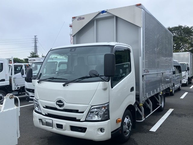 【未使用車】 R7年 デュトロ アルミウイング ワイドロング 内高227cm 3トン積載 6速マニュアル 車検付き