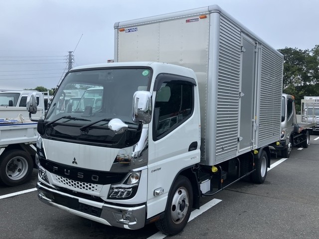 【近日入庫予定】 R6年 アルミバン 標準ロング 内高207cm サイド扉 デュオニック ふそうキャンター メッキパーツ 1万km台！ 車検付き