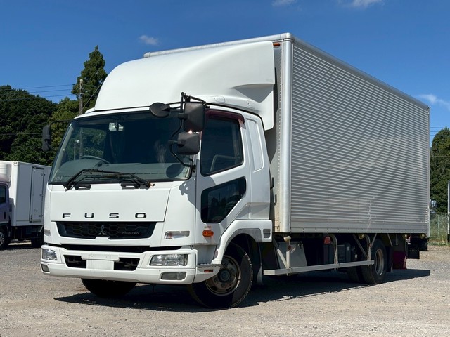 リアエアサス ワイドキャブ アルミバン 跳ね上げゲート 内高248cm マニュアル6速 三菱ふそうファイター 積載2750㎏