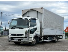 車検付き 格納パワーゲート ワイドキャブ アルミウイング 三菱ファイター 積載2.55トン