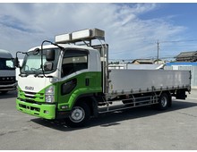 【ミッション交換中】 H29年 増トン（積載5.8ｔ） 新免許対応11ｔ未満 平ボディ 6200ワイド アルミブロック 板バネ 6速マニュアル いすゞフォワード